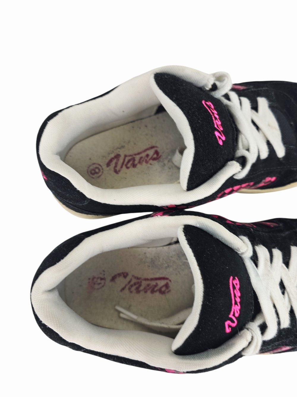 Vans Women's Black & Pink Checkerboard Low-Top Sneakers - Picture 9 of 13